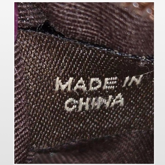 VTG Coach Coin Purse Wristlet Womens Small Signature C Logo Brown Canvas Gold - Picture 16 of 16